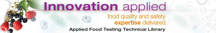 Food Safety - Applied Food Testing Technical Library